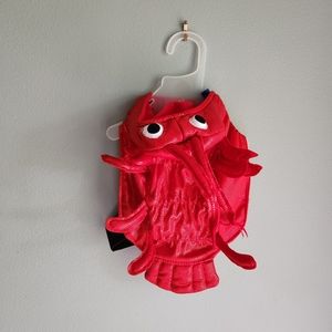 Small Dog or Cat Red Lobster Halloween Costume